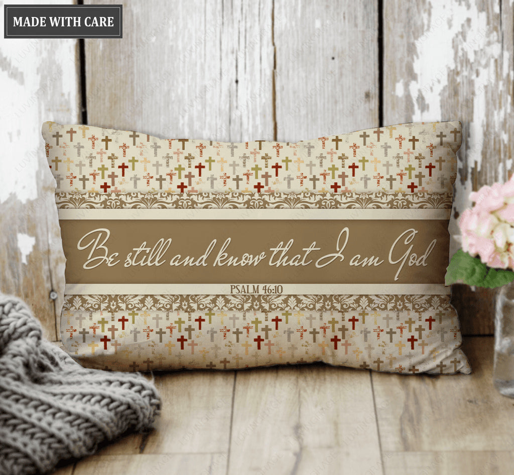 Be Still and Know Rectangular Pillow