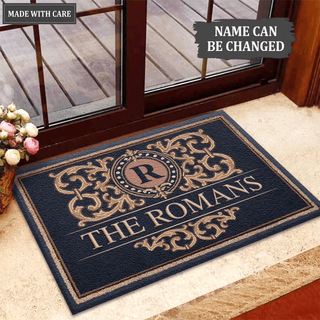 Monogram Personalized Family Doormat