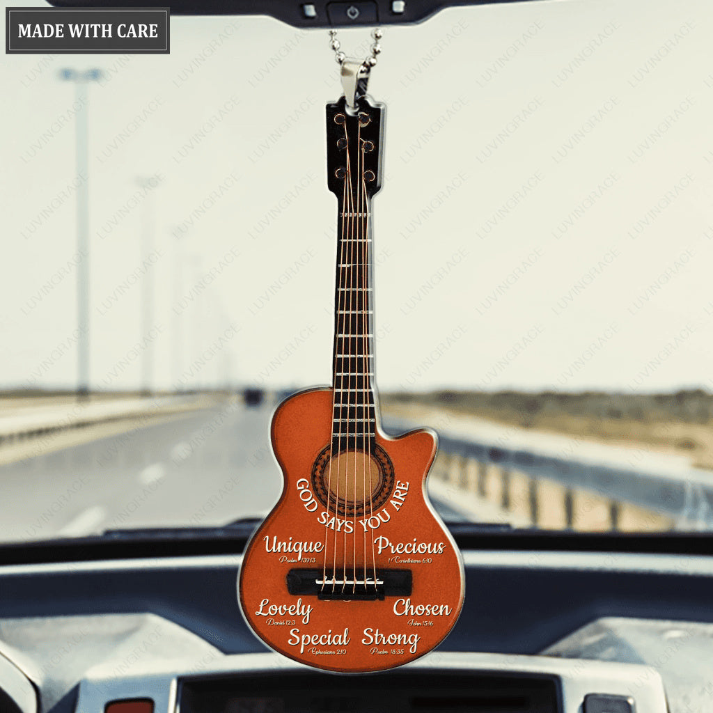 Guitar Acoustic God Says You Are Ornament