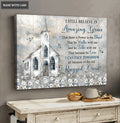 I Can Face Tomorrow Church With Butterflies Wall Art