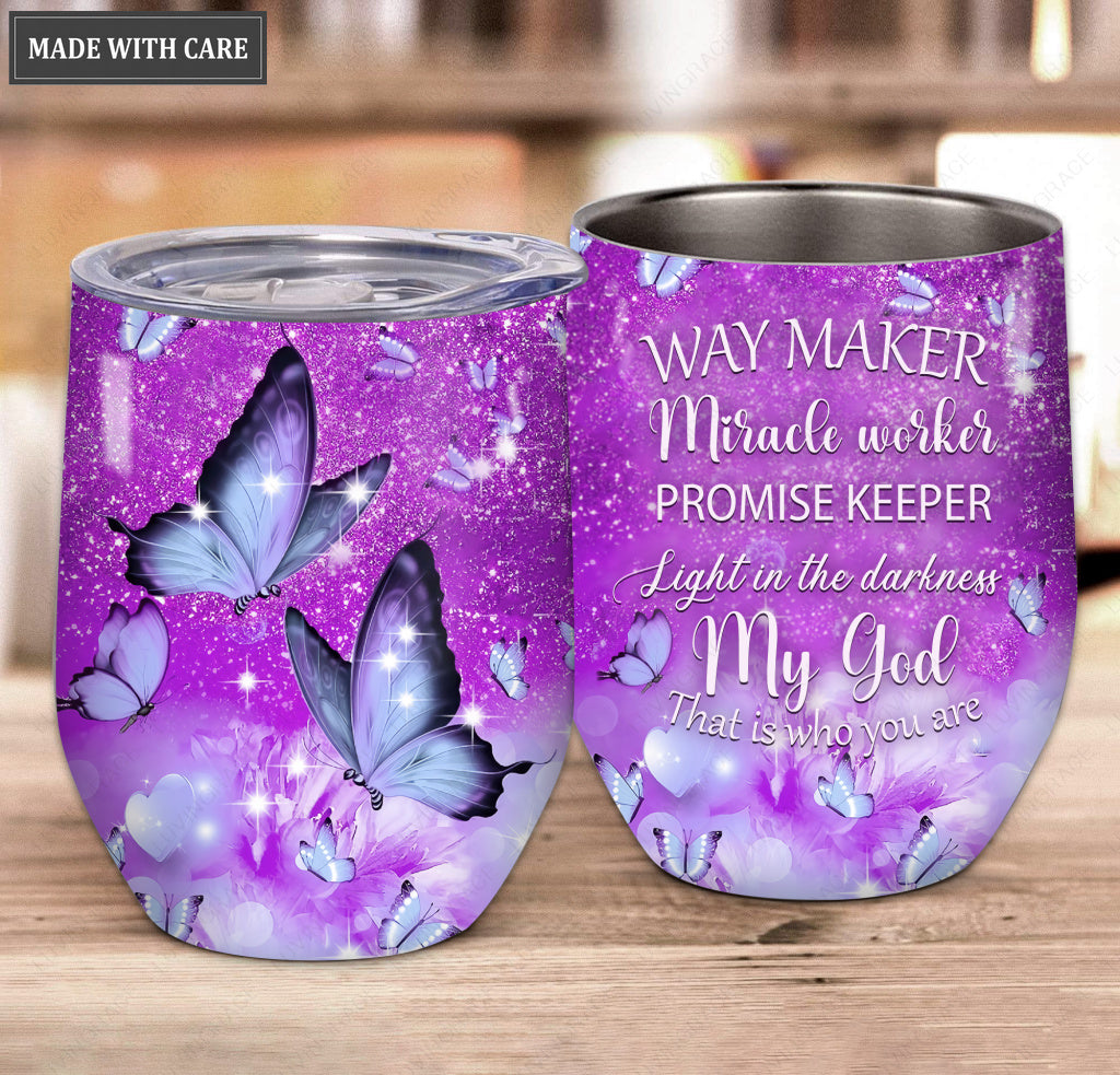 Way Maker Purple Butterfly Egg Tumble