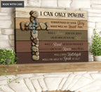 Rock Cross Surrounded By The Glory Wall Art
