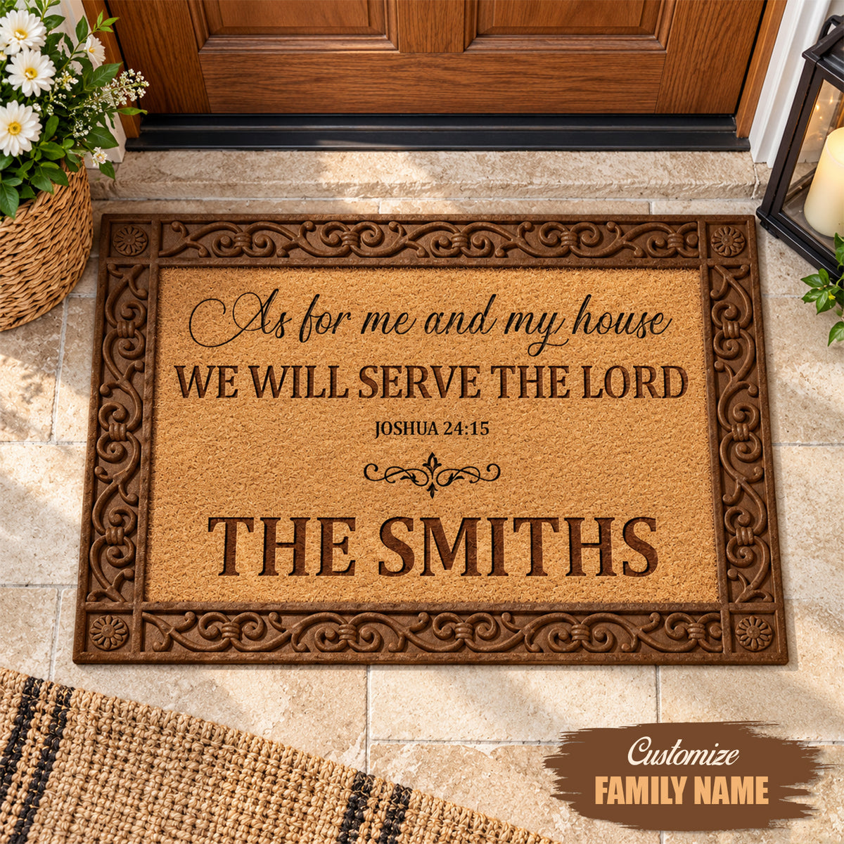 Personalized Family Doormat