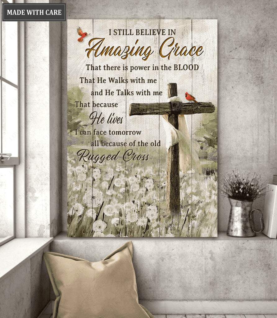 I Can Face Tomorrow Flower Field Wall Art