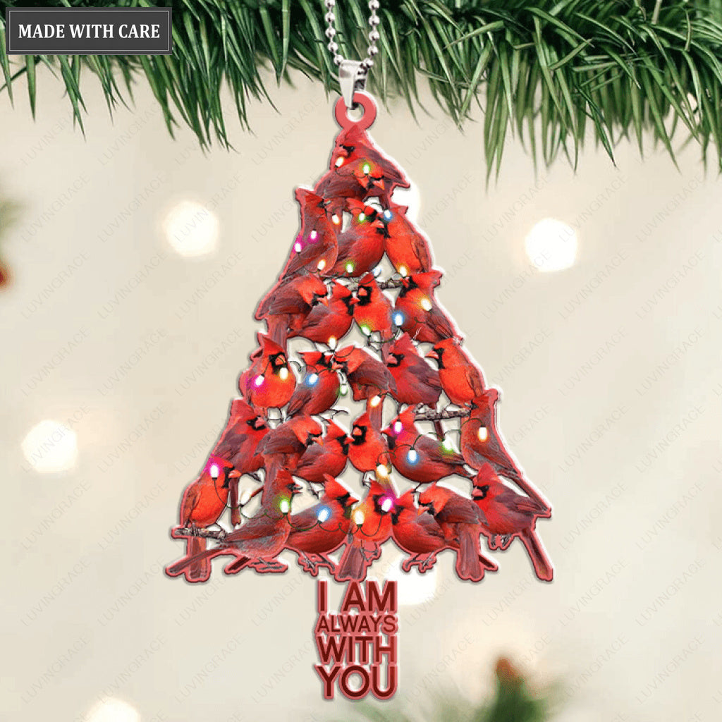 I Am Always With You Cardinal Ornament