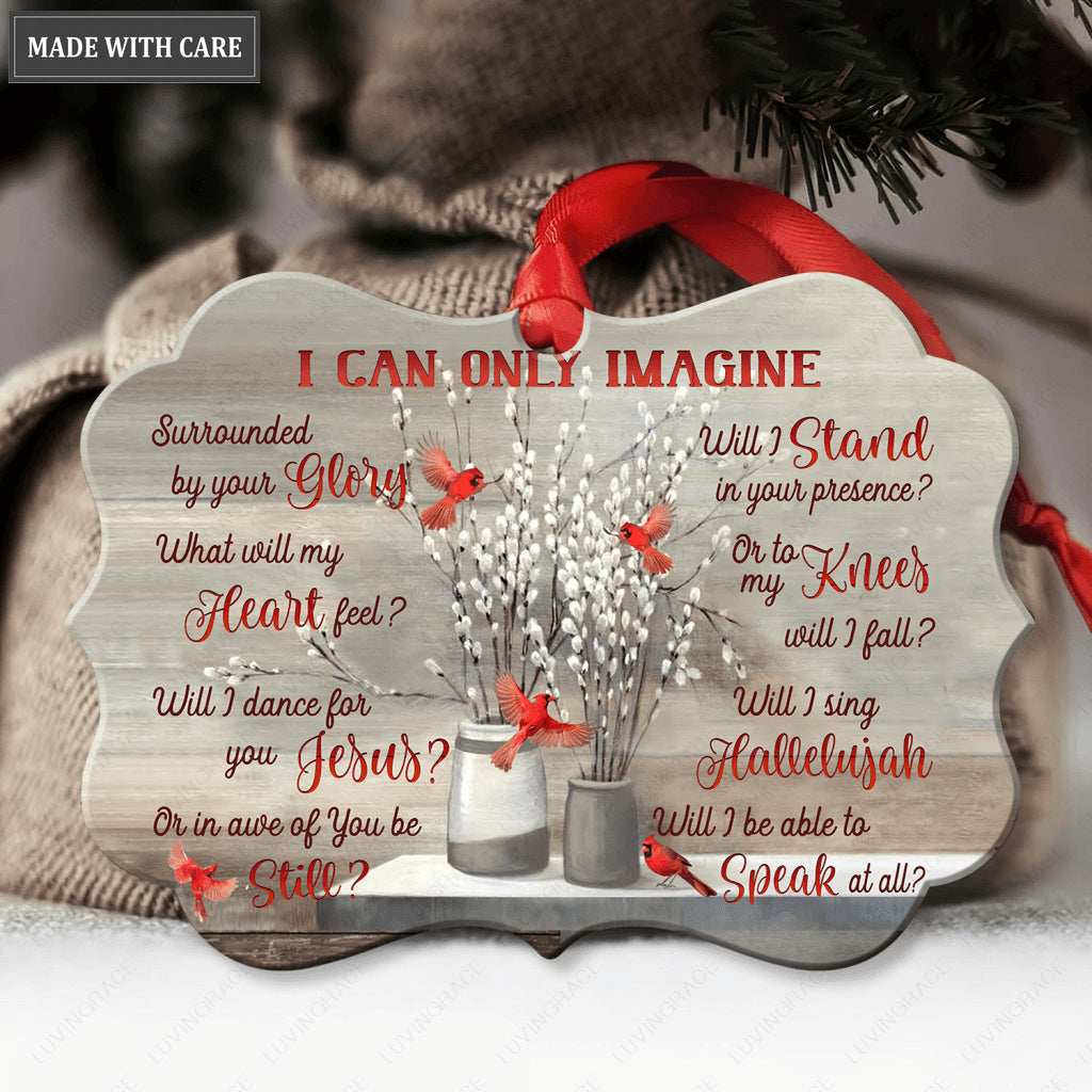 Red Bird Serving God Ornament