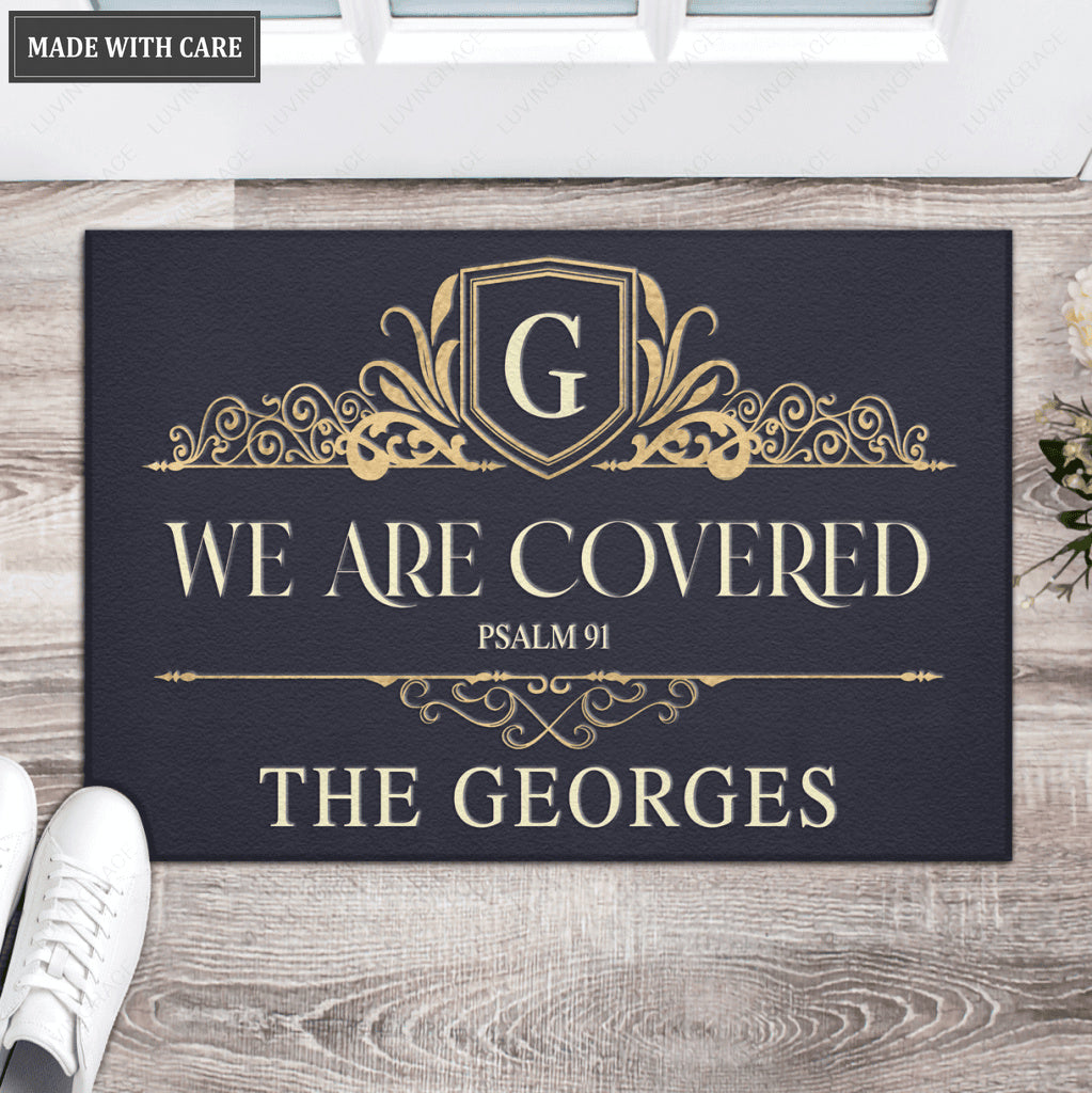 Personalized Monogram Luxury Doormat