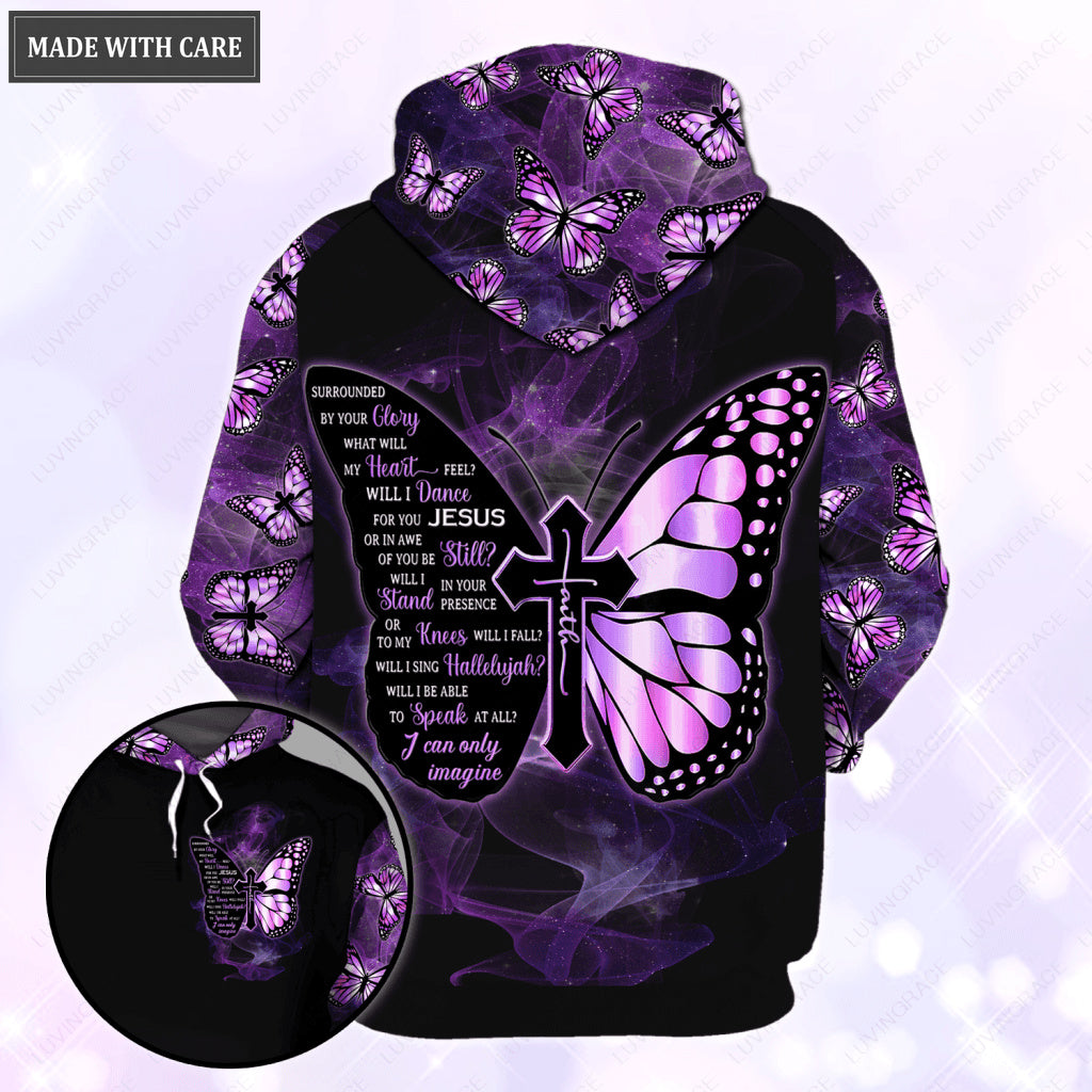 Butterfly Surrounded By The Glory Hoodie