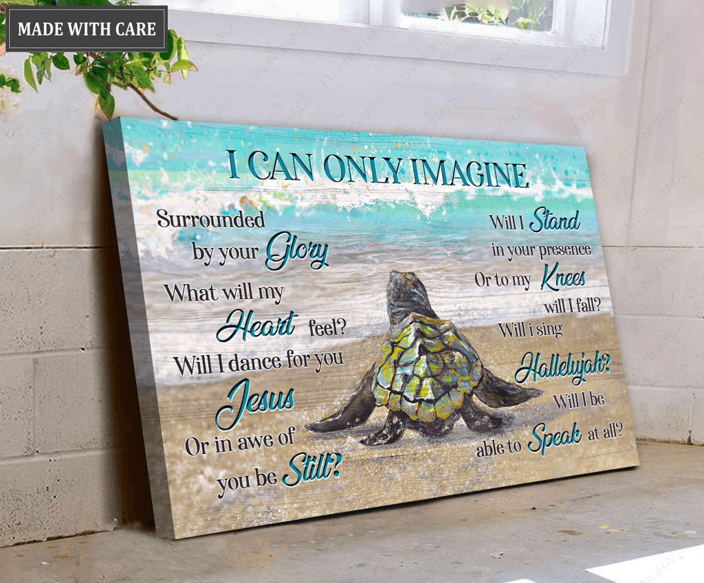 Surrounded By The Glory Baby Turtle Wall Art