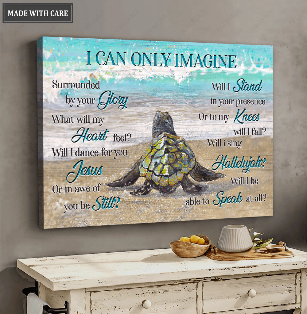 Surrounded By The Glory Baby Turtle Wall Art