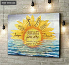 Sun is Sunflowers Wall Art