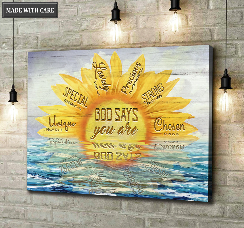 Sun is Sunflowers Wall Art