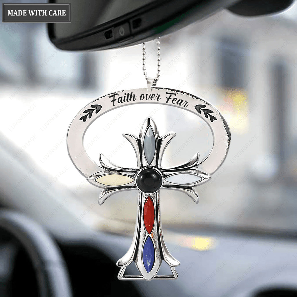 Faith Over Fear Car Hanging Ornament