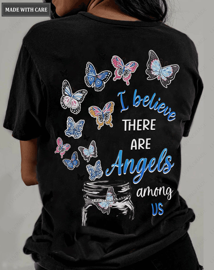 Jar Butterflies Are Angels Tshirt