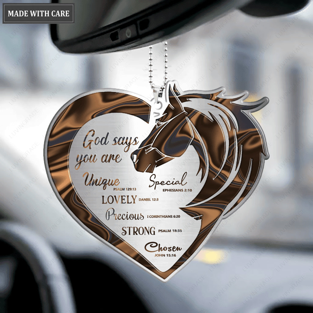 Hologram Horse God Says You Are Ornament