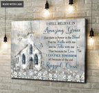 I Can Face Tomorrow Church With Butterflies Wall Art
