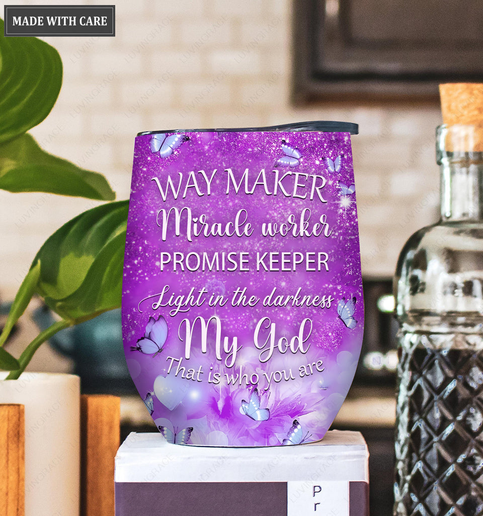 Way Maker Purple Butterfly Egg Tumble