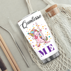 40th Birthday Funny Unicorn Other 40 Years Old And Me Custom Gifts Men Women Stainless Steel Tumbler - Personalized Stainless Steel Tumbler