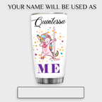 40th Birthday Funny Unicorn Other 40 Years Old And Me Custom Gifts Men Women Stainless Steel Tumbler - Personalized Stainless Steel Tumbler