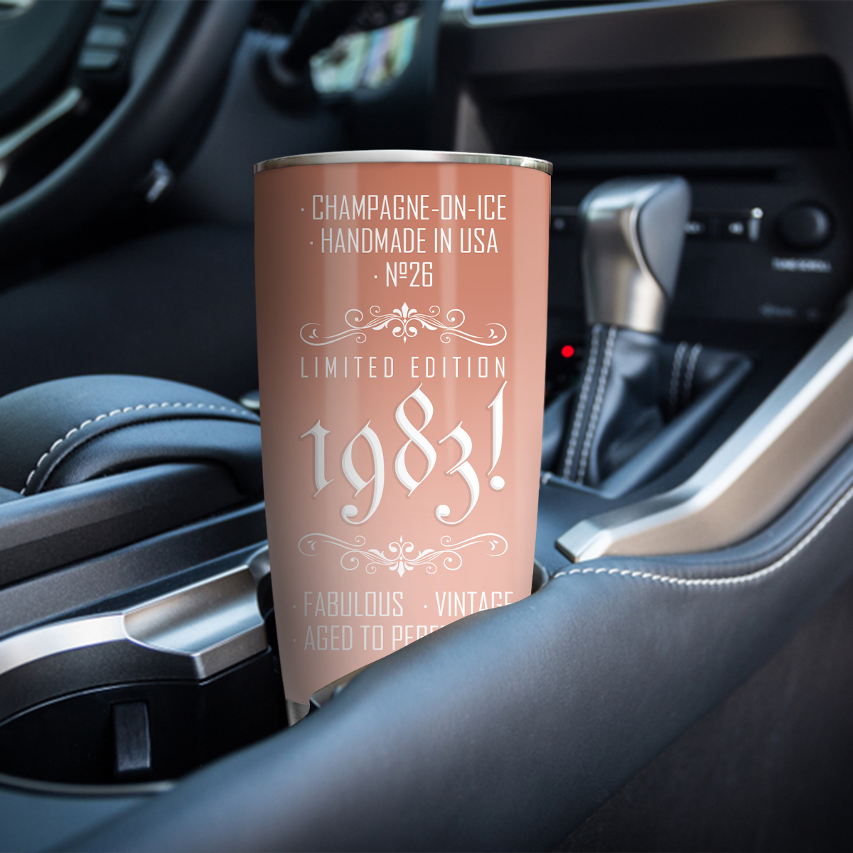 40th Birthday Limited Edition 1983 Custom Gifts Men Women Stainless Steel Tumbler - Personalized Stainless Steel Tumbler