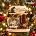3D Raised Personalized Stand Mixer Christmas Ornament