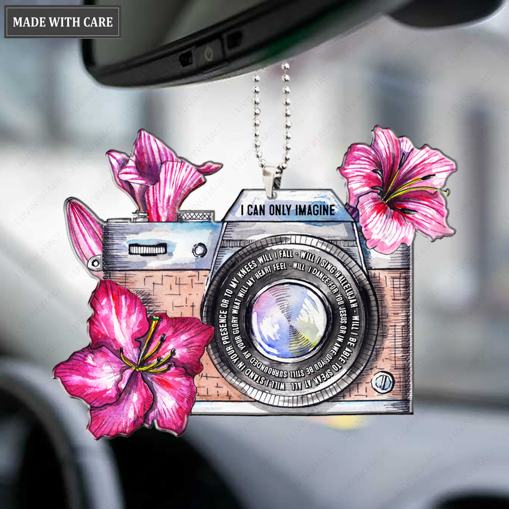 Camera Flower Glory Ornament