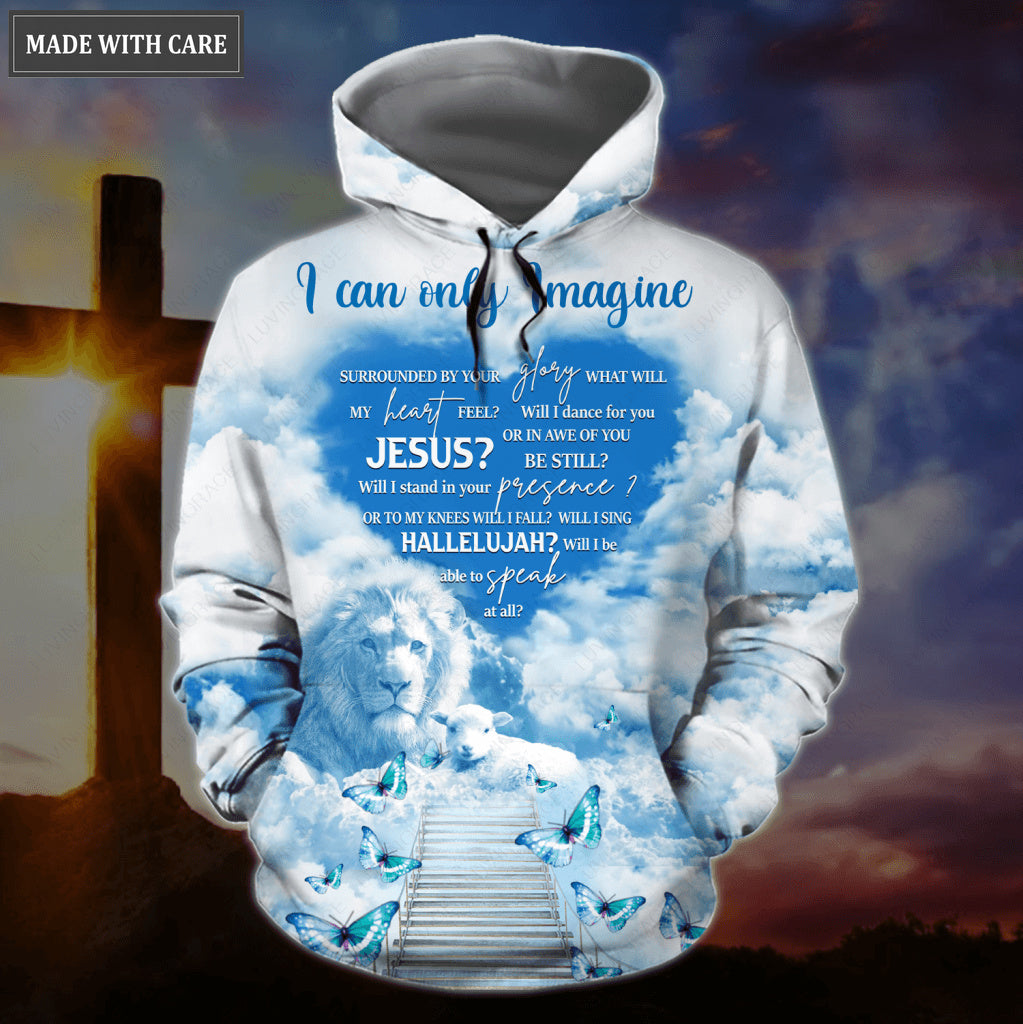 Lion And Lamb Clouds Surrounded By The Glory Hoodie