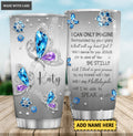 Personalized Crystal Butterfly Surrounded By Glory Custom Tumbler