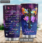 Personalized Color Butterfly Glory Tumbler