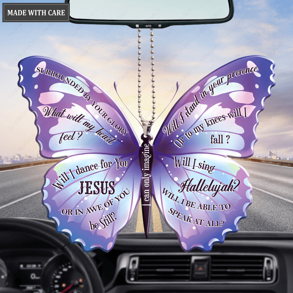 Purple Butterfly By Glory Ornament