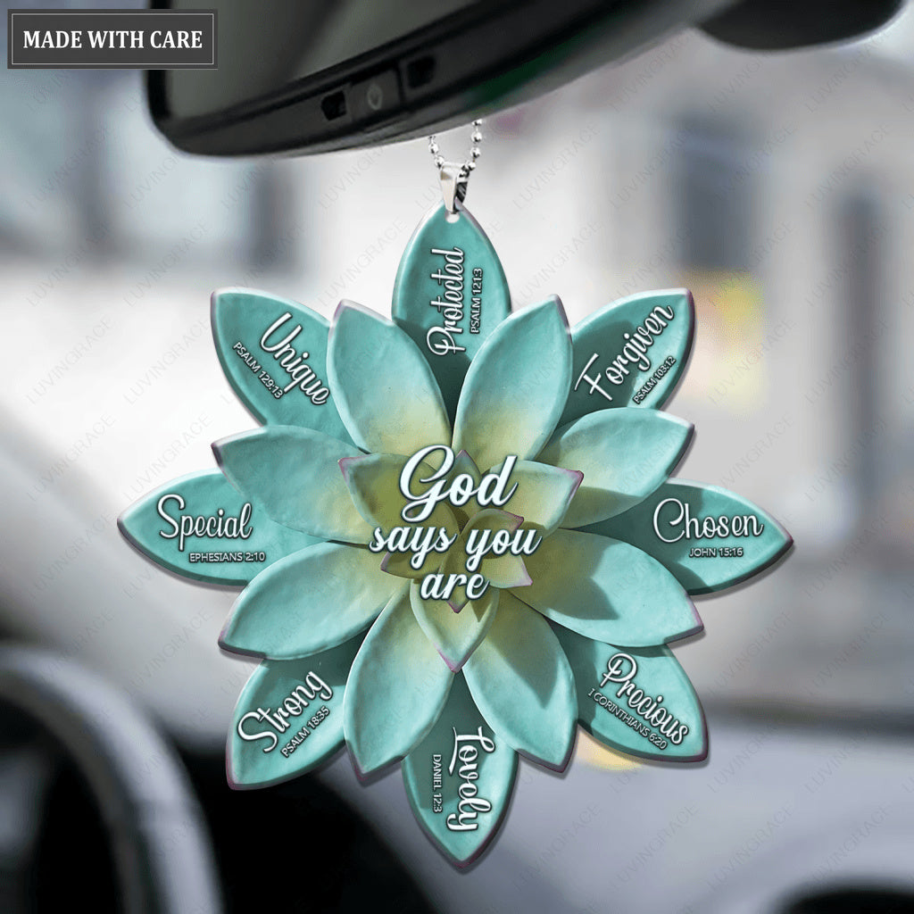 Succulent You Are Special Ornament
