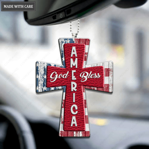 America God Bless Ornament