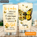Butterfly Way Maker Customized Tumbler