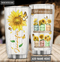 Sunflower God Say You Are Personalized Tumbler