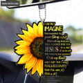 Half Sunflower Surrounded By Glory Ornament