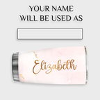 Rose Gold 70th Birthday Seventy And Fabulous Custom Tumbler Gifts - Personalized Stainless Steel Tumbler