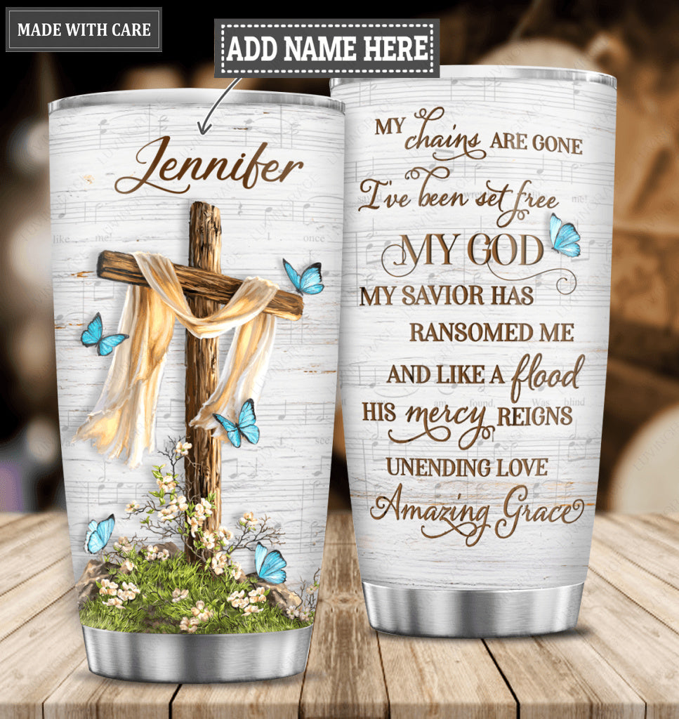 Cross Chains Are Gone Personalized Tumbler