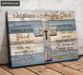 Christian Cross Amazing Grace Wall Art