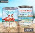 Flamingos By Glory Wine Tumbler