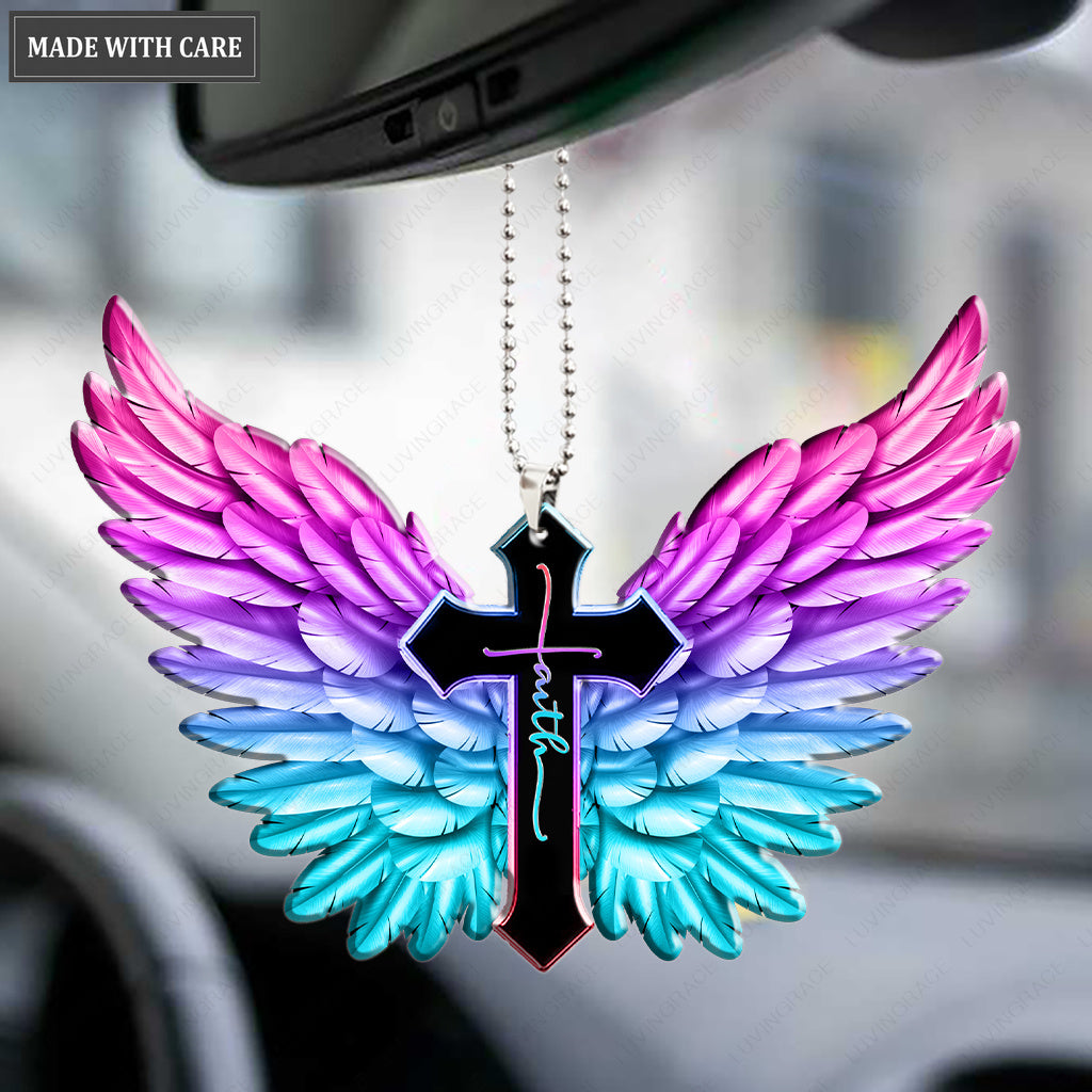 Faith Angel Wing Ornament