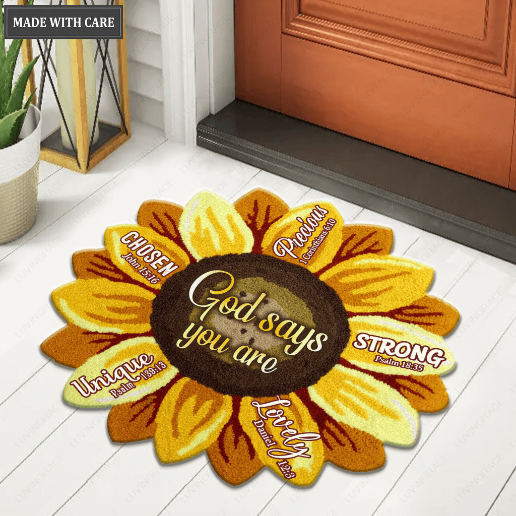 Sunflower God Says You Are Doormat