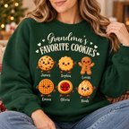 Personalized Grandma & Grandpa's Favorite Cookies Sweatshirt