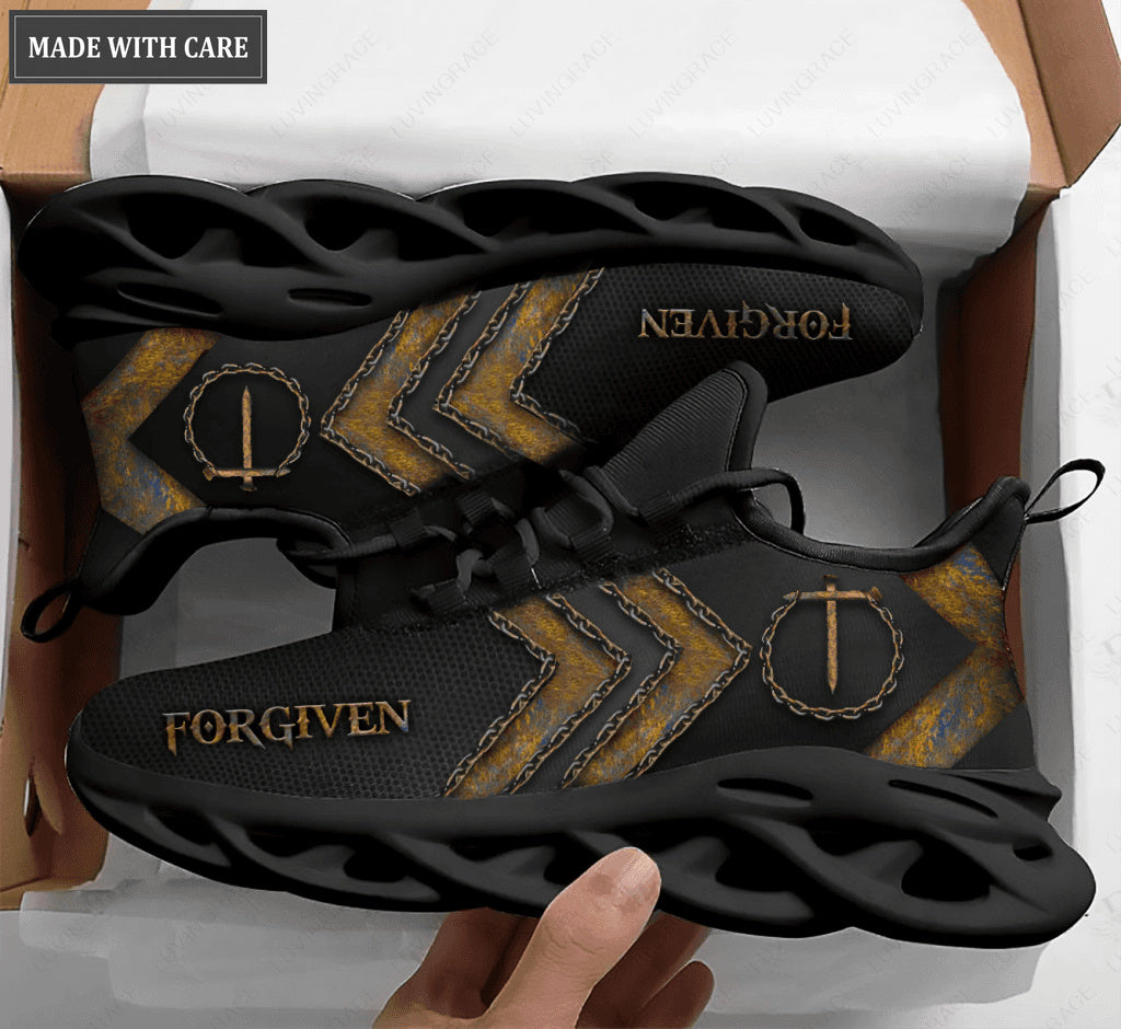 Jesus Forgiven Breathable Running Shoes