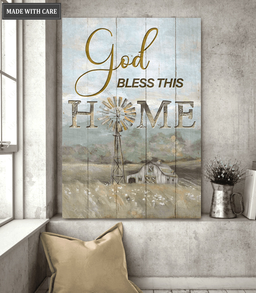 God Bless This Home Wall Art