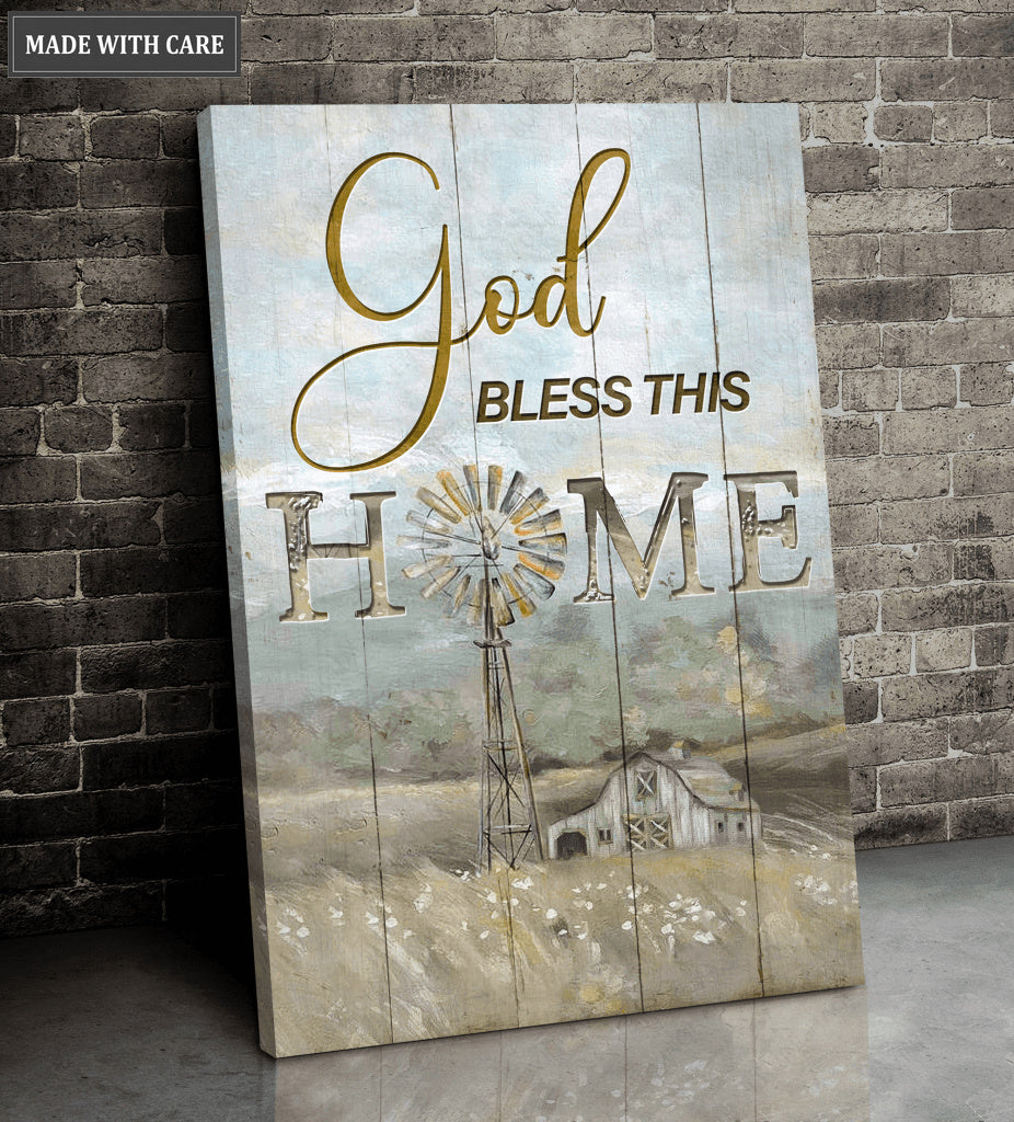God Bless This Home Wall Art