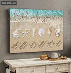 God Says You Are Ocean Wall Art