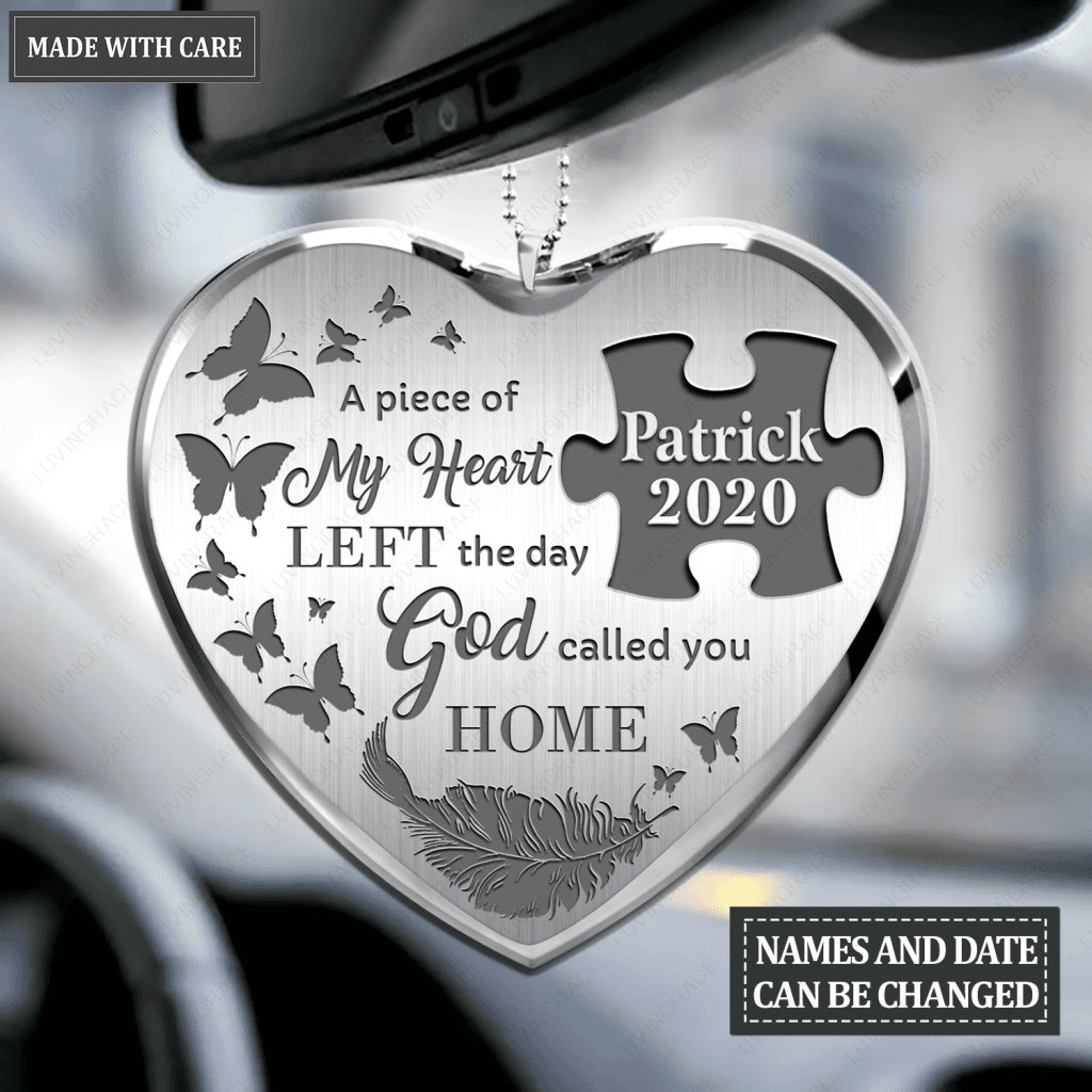The Day God Called You Personalized Ceramic Ornament