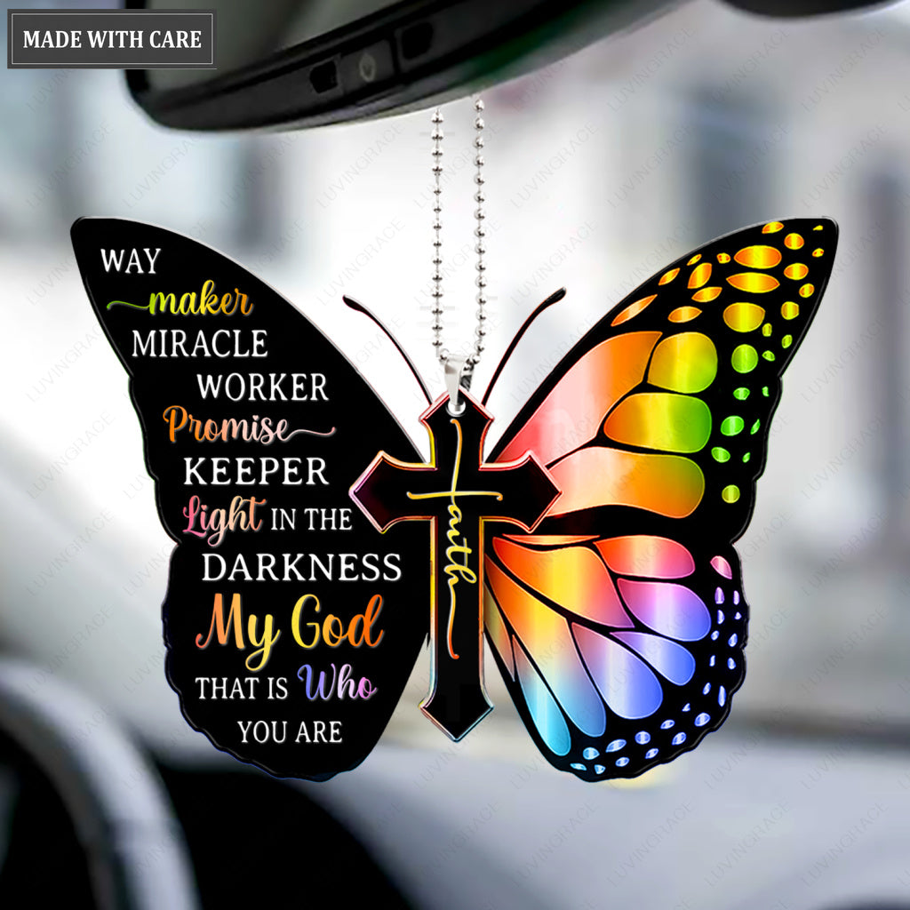 Way Maker Miracle Worker Promise Keeper Ornament