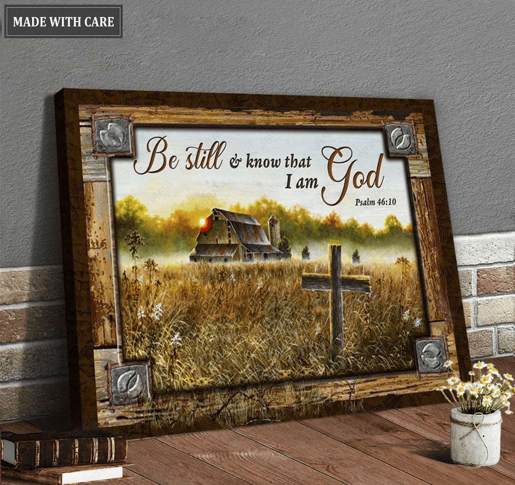 Vintage View Be Still Wall Art