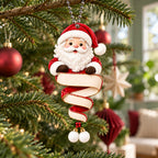 Personalized Name Santa Claus Ornament – Custom Christmas Keepsake